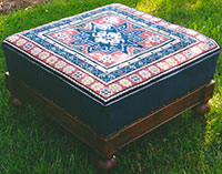 Kilim ottoman